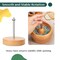 Bead Spinner for Jewelry Making, Effortless Rotating Wooden Clay Bead Spinner with 2 Big Eye Beading Needles and 3000 Seed Beads, Beading Supplies for Making Waist, Bracelets, Necklace